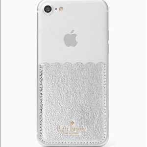 Late Spade metallic Sticker Pocket